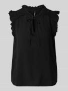 Vero Moda Regular Fit Blusentop aus reiner Viskose Modell 'ALBA' in Bl...