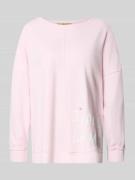 Smith and Soul Oversized Sweatshirt mit Statement-Print und Rollsaum i...