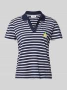 More & More Regular Fit Poloshirt mit Brusttasche und Motiv-Stitching ...