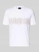 PAUL SMITH T-Shirt mit Rundhalsausschnitt und Motiv-Print in Weiss, Gr...