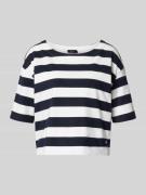 monari Sweatshirt mit 1/2-Arm und Rundhalsausschnitt in Marine, Größe ...