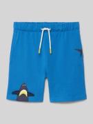 Blue Seven Shorts mit Motiv-Print und elastischem Bund in Royal, Größe...