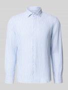 SEIDENSTICKER Slim Fit Business-Hemd mit Kentkragen in Bleu, Größe 38