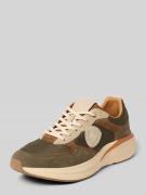 Blauer USA Sneaker mit Label-Patch und -Prägung Modell 'LANDER02' in O...