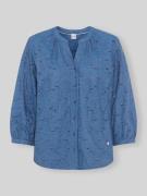 Brax Regular Fit Bluse aus reiner Baumwolle Modell 'VELIA' in Blau, Gr...