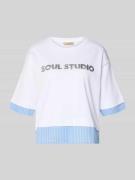 Smith and Soul T-Shirt mit Paillettenbesatz und Rundhalsausschnitt in ...