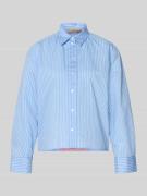 Smith and Soul Hemdbluse mit rückseitigem Motiv-Print in Hellblau, Grö...