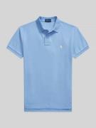 Polo Ralph Lauren Slim Fit Poloshirt aus reiner Baumwolle in Royal, Gr...