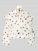 Vero Moda Regular Fit Schluppenbluse mit Rüschen Modell 'DOROTHY' in O...