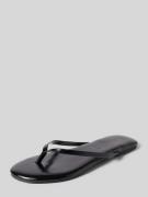 BIANCO Zehentrenner mit Label-Prägung in Black, Größe 36