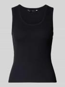 Vero Moda Slim Fit Top aus Baumwoll-Mix Modell 'CHLOE' in Black, Größe...