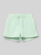 Only Loose Fit Sweatshorts aus Baumwoll-Mix Modell 'Sweat' in Mint, Gr...