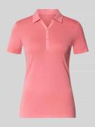 Tom Tailor Regular Fit Poloshirt aus reiner Baumwolle in Pink, Größe L