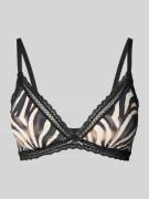HUGO BH mit Spitzenbesatz Modell 'UNIQUE' in Black, Größe L