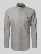 Polo Ralph Lauren Freizeithemd mit Knopfleiste in Anthrazit, Größe L