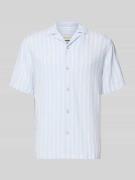 Tom Tailor Denim Relaxed Fit Freizeithemd aus Viskose-Leinen-Mix in He...