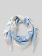 HUGO Tuch mit Allover-Muster Modell 'AURAIZE_90*90' in Blau, Größe 1