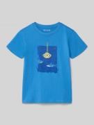 Blue Seven T-Shirt mit Motiv-Print und Rundhalsausschnitt in Royal, Gr...