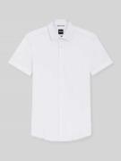 BOSS Slim Fit Businesshemd Modell 'P-HANK-K-SH-262' in Weiss, Größe 39