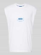 Hugo Blue Regular Fit Tank Top aus reiner Baumwolle Modell 'NURAZAK' i...