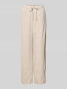 MSCH Copenhagen Leinenhose mit Kordelzug Modell 'Viana Ginia' in Beige...