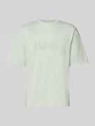 HUGO Relaxed Fit T-Shirt aus reiner Baumwolle Modell 'DINKEE' in Mint,...
