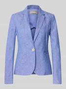 Christian Berg Woman Selection Regular Fit Blazer aus Leinen-Mix mit P...