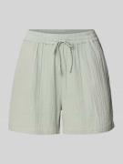 Only Relaxed Fit Shorts aus reiner Baumwolle Modell 'THYRA' in Schilf,...