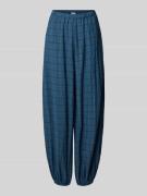 Jake*s Casual Stoffhose mit elastischem Bund in Jeansblau, Größe 34