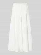 Jake*s Cocktail Midirock in Falten-Optik in Ecru, Größe 32