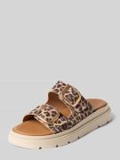 Tamaris Wedges aus echtem Leder in Beige, Größe 36