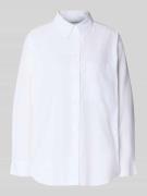 Marc O'Polo Oversized Hemdbluse aus reiner Baumwolle in Weiss, Größe 3...