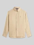 Tommy Hilfiger Regular Fit Freizeithemd aus reinem Leinen in Beige, Gr...