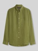 Tommy Hilfiger Regular Fit Freizeithemd aus reinem Leinen in Khaki, Gr...