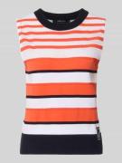 Marc Cain Pullunder aus Lyocell-Mix im Allover-Look in Koralle, Größe ...