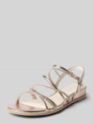 Tamaris Sandalen mit Strasssteinbesatz in Gold, Größe 36