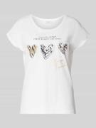 Christian Berg Woman Regular Fit T-Shirt mit Viskose-Anteil in Offwhit...