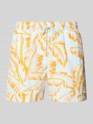 Tommy Hilfiger Regular Fit Badehose mit Logo-Stitching in Hellblau, Gr...