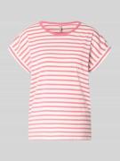 Soyaconcept T-Shirt mit Rundhalsausschnitt Modell 'RINA' in Rosa, Größ...