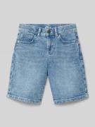 s.Oliver RED LABEL Regular Fit Jeansshorts aus Baumwoll-Mix in Blau, G...
