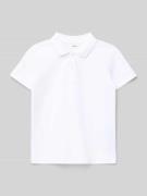 s.Oliver RED LABEL Regular Fit Poloshirt aus reiner Baumwolle in Weiss...