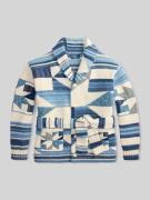 Polo Ralph Lauren Regular Fit Cardigan aus Baumwoll-Leinen-Mix in Offw...