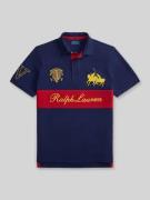Polo Ralph Lauren Regular Fit Poloshirt aus reiner Baumwolle in Marine...