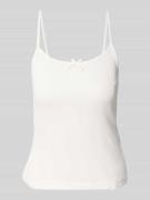 Pieces Regular Fit Trägertop aus reiner Baumwolle Modell 'MARIE' in Of...