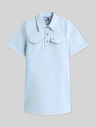 Tommy Jeans Oversized Minikleid aus reiner Baumwolle in Hellblau, Größ...