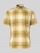 camel active Slim Fit Freizeithemd mit Logo-Stitching in GELB, Größe 3...