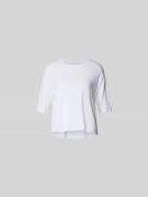 Juvia Relaxed Fit T-Shirt mit Modal-Anteil in Weiss, Größe L
