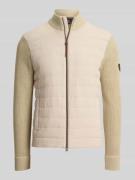 Polo Ralph Lauren Regular Fit Strickjacke aus Material-Mix mit Steppei...
