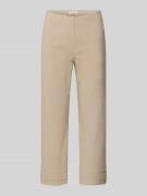 STEHMANN Caprihose aus Viskose-Mix Modell 'Ina' in Taupe, Größe 34