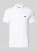 Lacoste Regular Fit Poloshirt aus Baumwoll-Mix in Weiss, Größe L